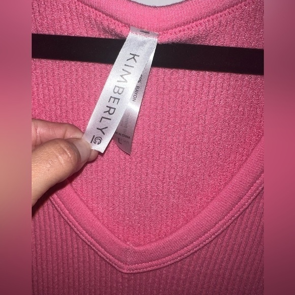 New Pink Ribbed Dress - Picture 10 of 10